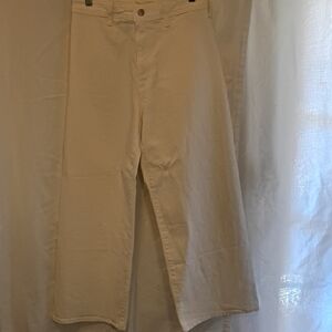 Universal Thread Off-White Wide Leg Jeans